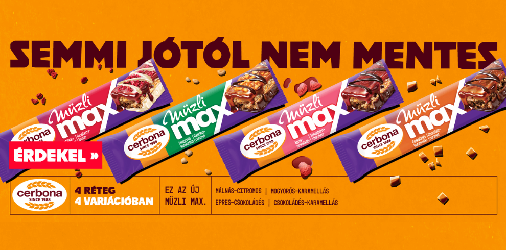 Cerbona Müzli  <br>Max campaign <br> launched - A slice <br> with all the  <br>goodness!