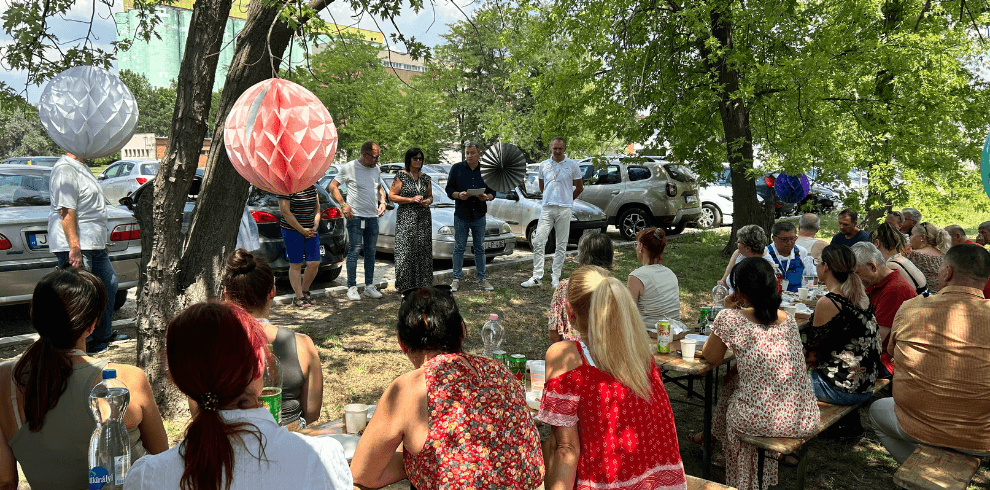 We celebrated with a picnic