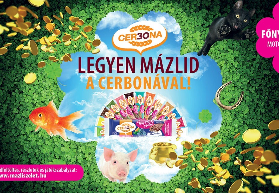 Zi de naștere extravagantă: In acest an Cerbona sărbătorește 30 de ani. Cerbona îl ajută pe Balázs Baji, medaliat cu bronz al Campionatului Mondial și medaliatul cu argint al Campionatului European, să se pregătească pentru probele cu obstacole. Balázs s-a născut aproape în același timp cu Cerbona. Produsele Cerbona ajung deja în 28 de țări din întreaga lume, începând din țările învecinate, prin țările baltice până în Japonia.

