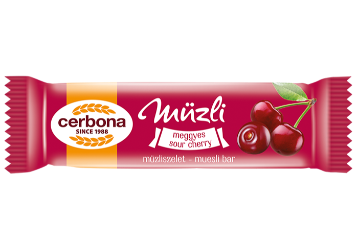 Sour cherry muesli bar