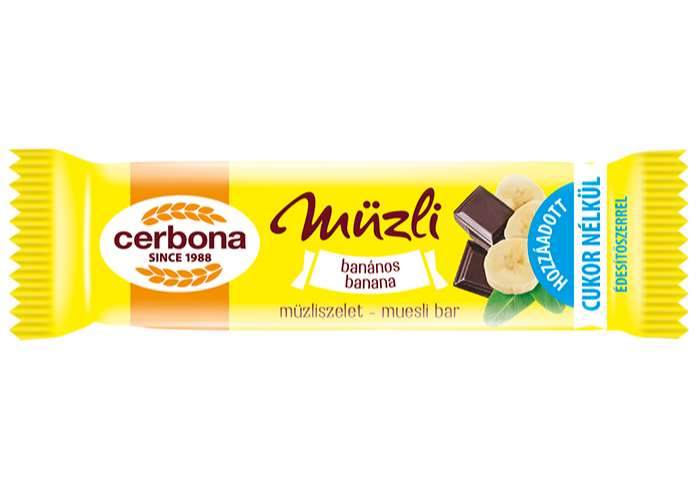 Banana muesli bar