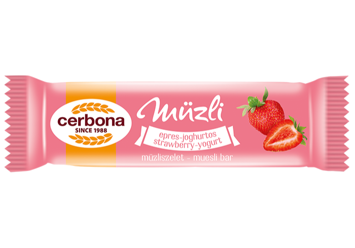Strawberry-yogurt muesli bar 