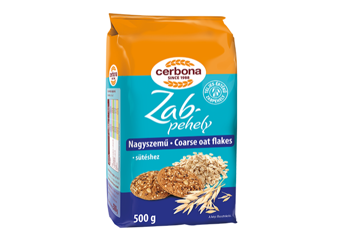 Coarse oat flakes