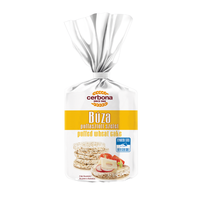 Puffasztott búzaszelet, tengeri sós
