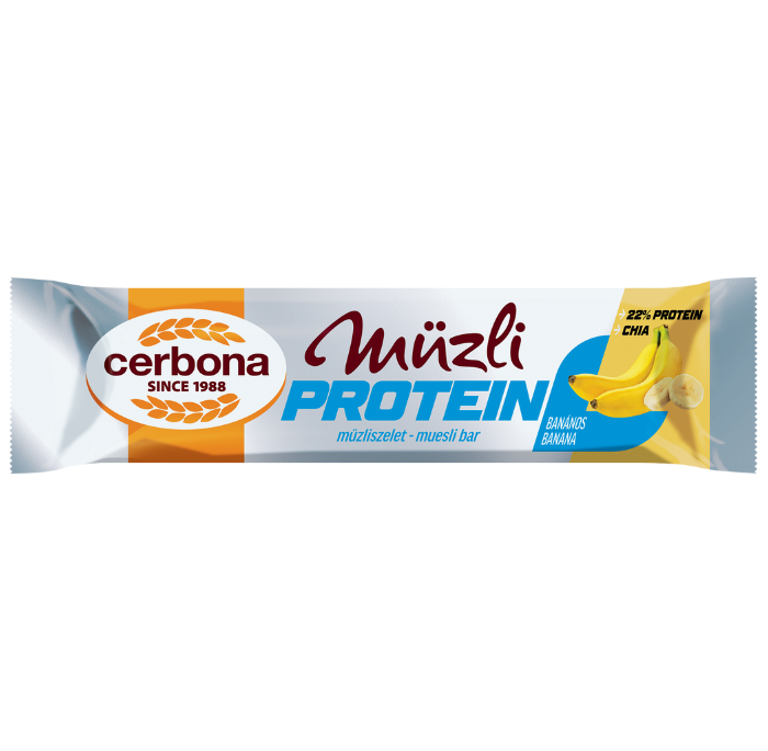 Banános protein müzliszelet