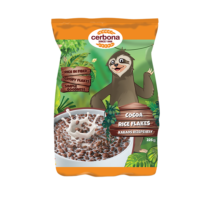 Fulgi de orez cu cacao 
