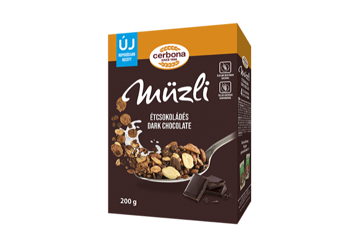 Dark chocolate muesli