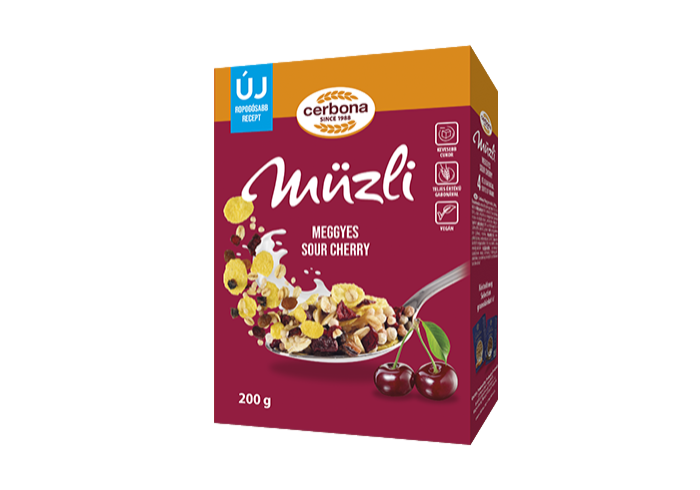 Sour cherry muesli