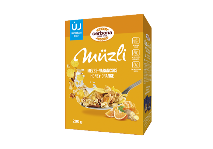 Mézes-narancsos müzli