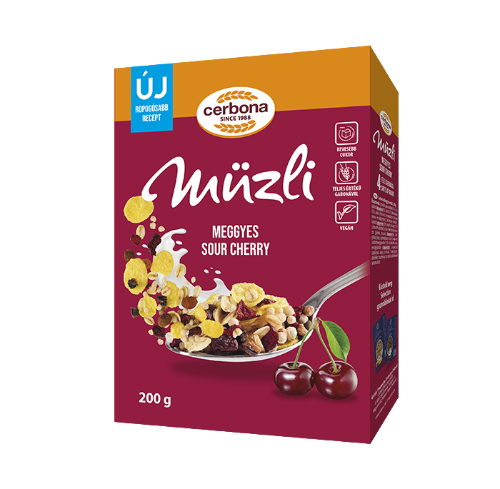 Meggyes müzli