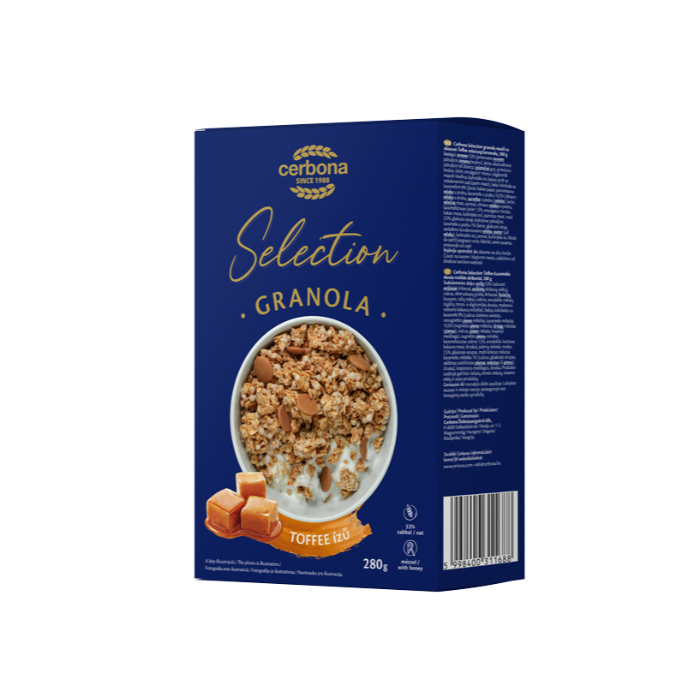 Toffee flavoured granola