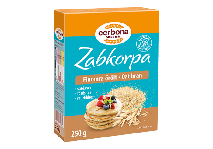 Zabkorpa, finomra őrölt
