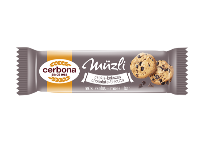 Csokis-kekszes müzliszelet