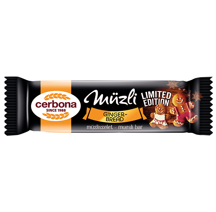 Cerbona Baton musli cu aromă de turtă dulce
