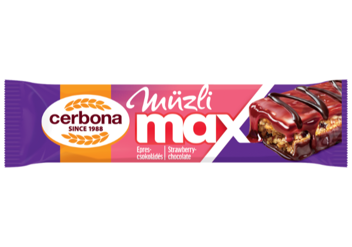 Müzli MAX ciocolată cu căpșuni
