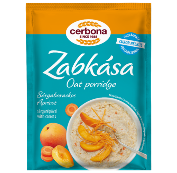 Sárgabarackos zabkása